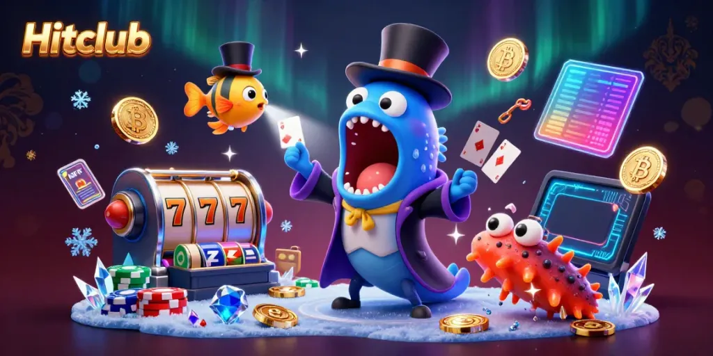 Hitclub showcases exhilarating card magic in a vibrant casino scene.