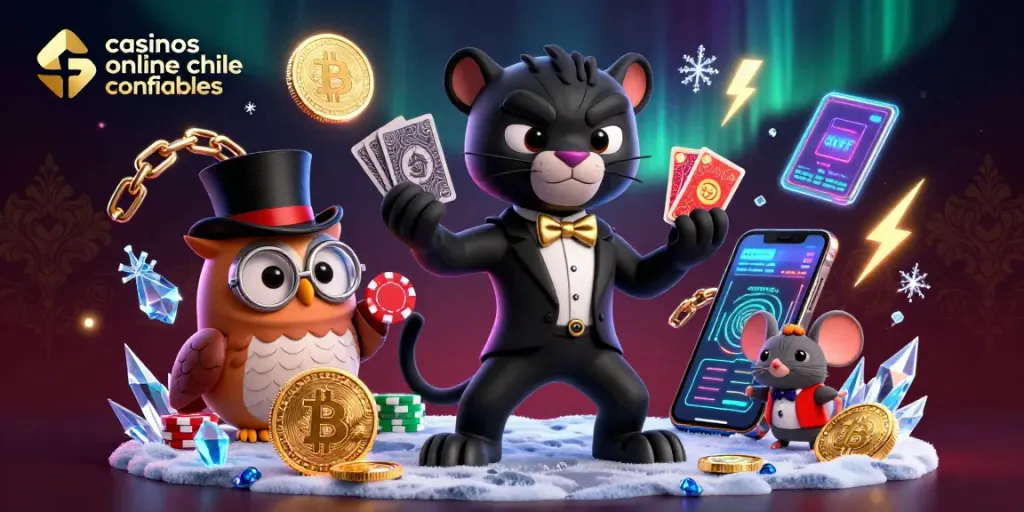 Juega en casinos online chilenos confiables y gana con elegancia mientras el pantera reparte cartas.