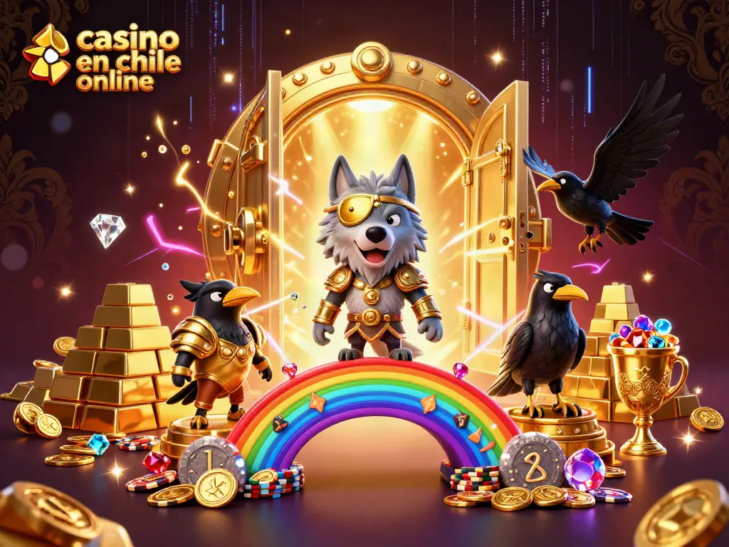 Explora la emoción de jugar en un casino en línea en Chile con huesos de oro y premios brillantes.