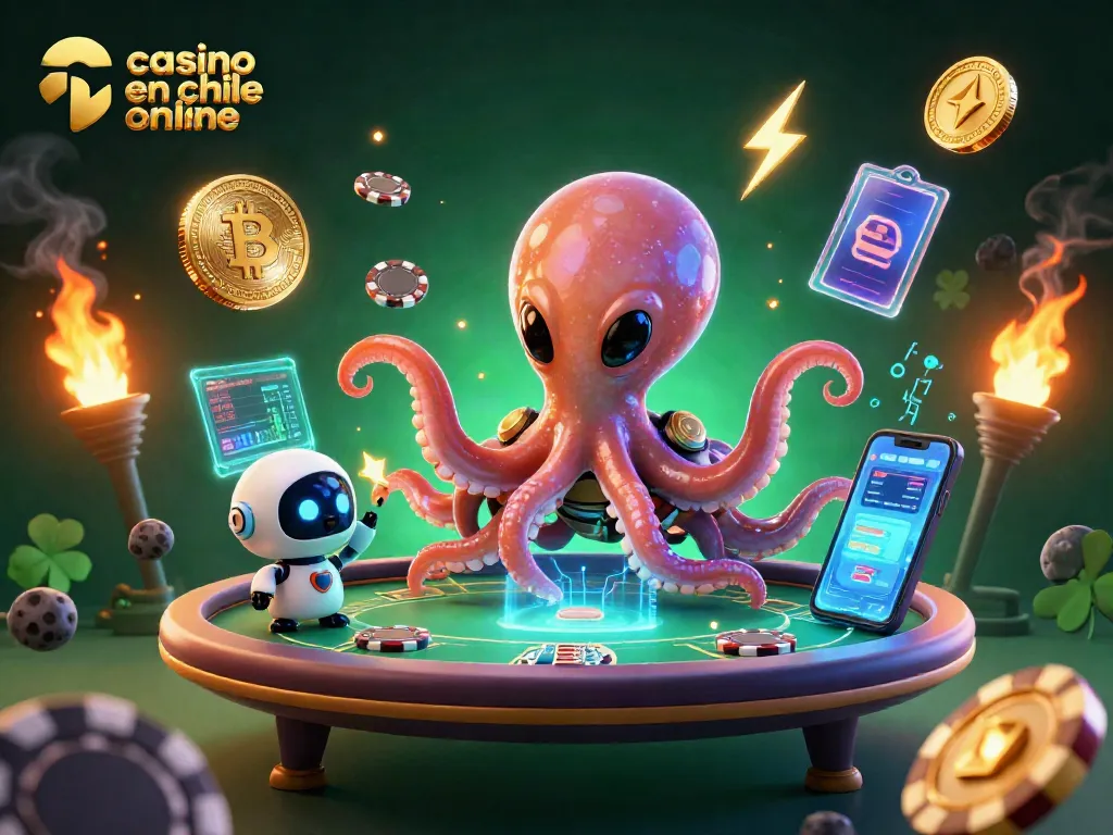 Disfruta de la emoción de jugar en un casino en Chile online con una imagen vibrante y dinámica.
